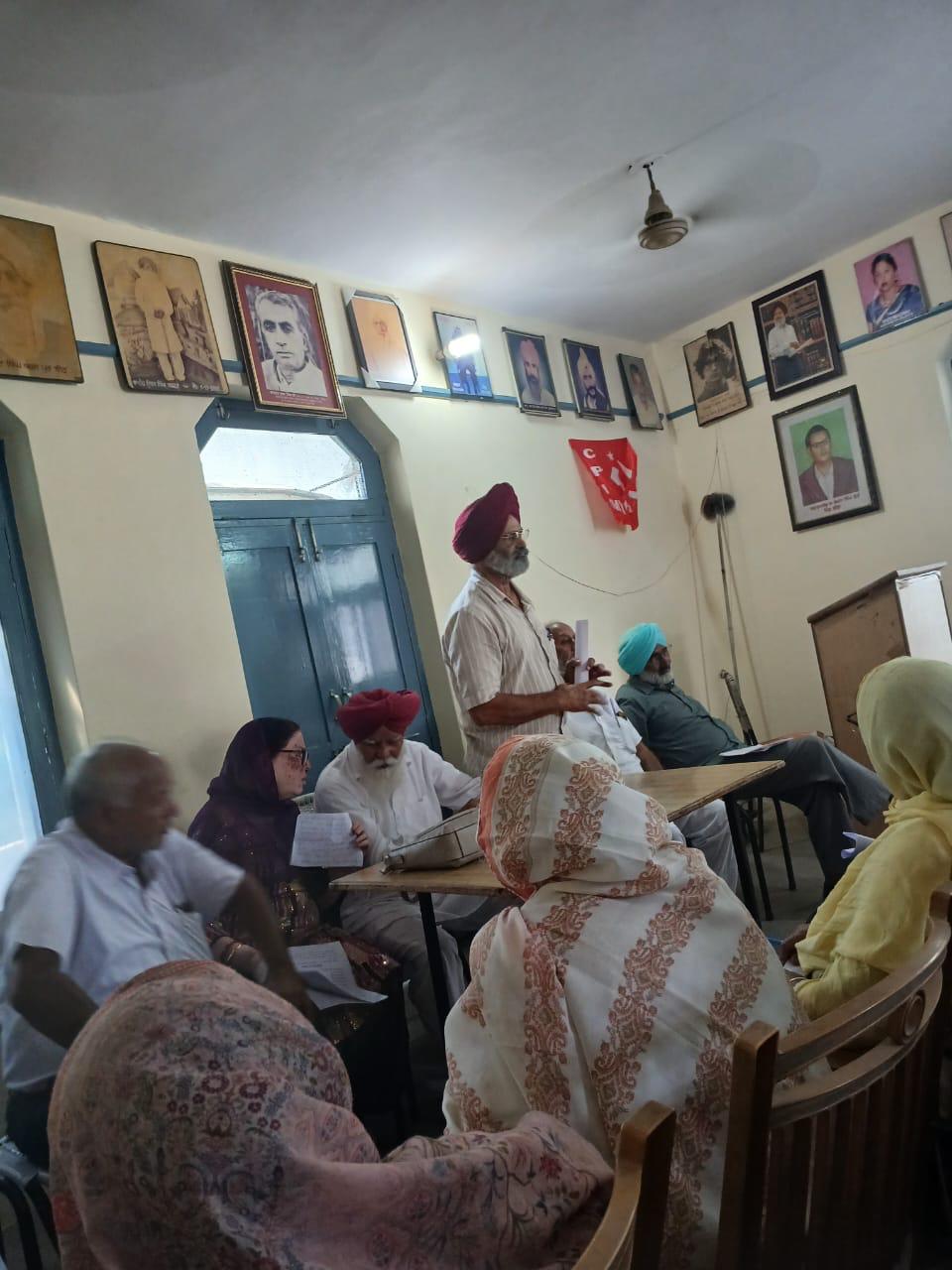 सीपीआईएम पार्टी का 24वां तहसील सम्मेलन गढ़शंकर में आयोजित किया गया